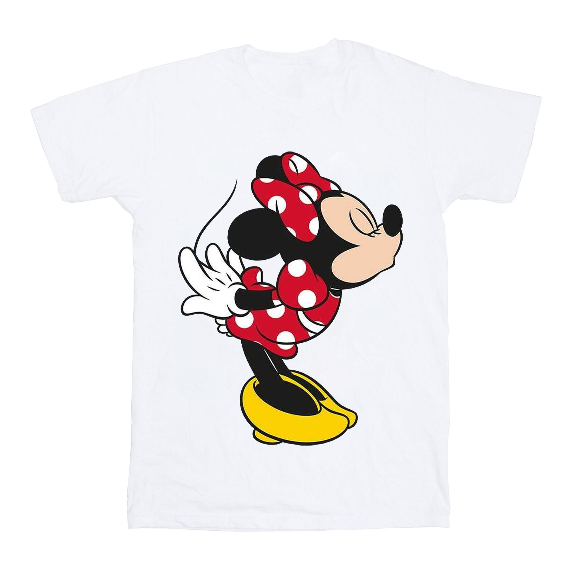 Disney meisjes Minnie Mouse Split Kiss katoenen T-shirt 7-8 Years