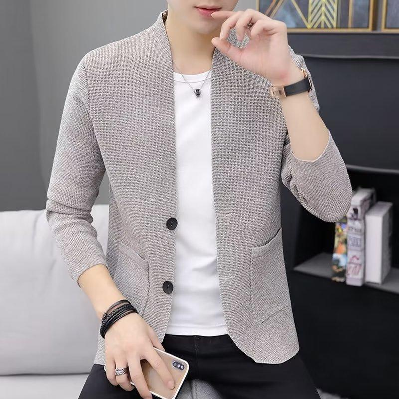 DSorothy Lente en herfst herenvest, casual trui, effen kleur vest S beige