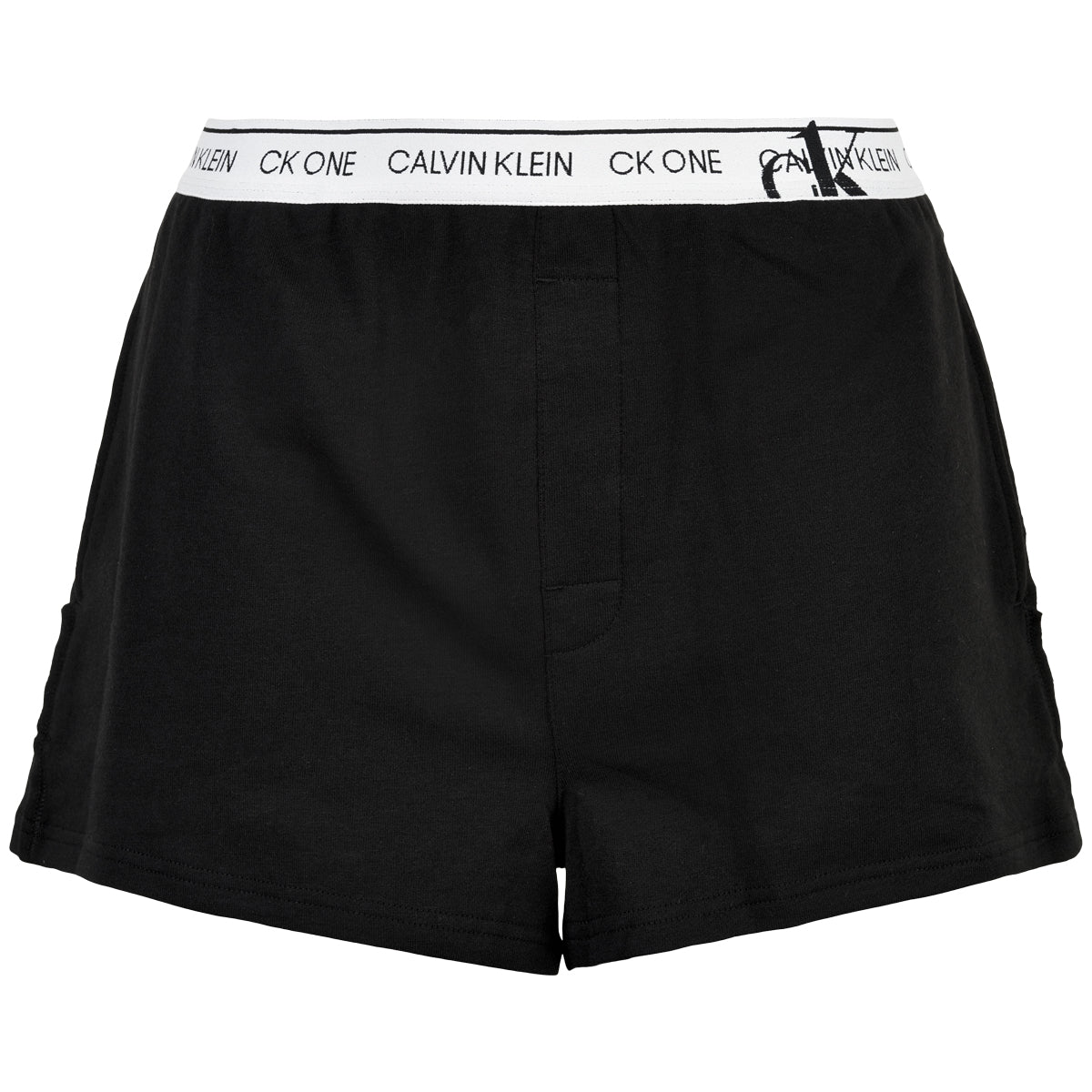 Calvin klein nat korte broek, zwart