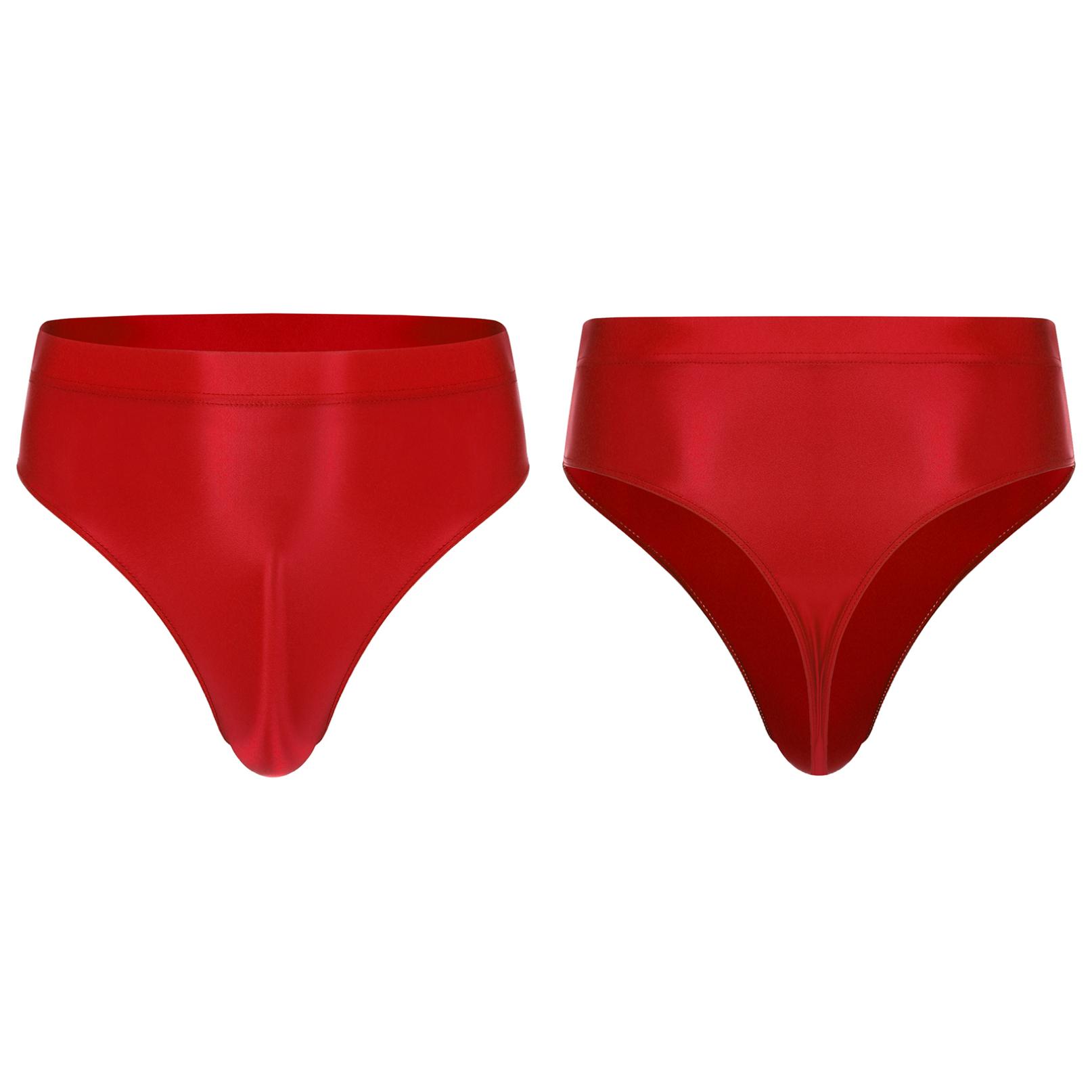 Inlzdz Man Boxers Kort Ondergoed Zacht Ademend Nylon Mesh Sneldrogend Zwembroek Heren Slipje XL bordeaux