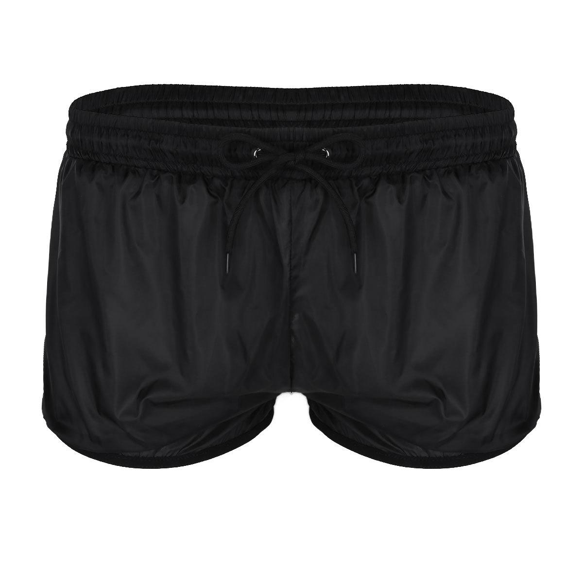 IEFiEL 2 Doorzichtige elastische zwembroek voor heren Boardshorts Ondergoed voor heren XL