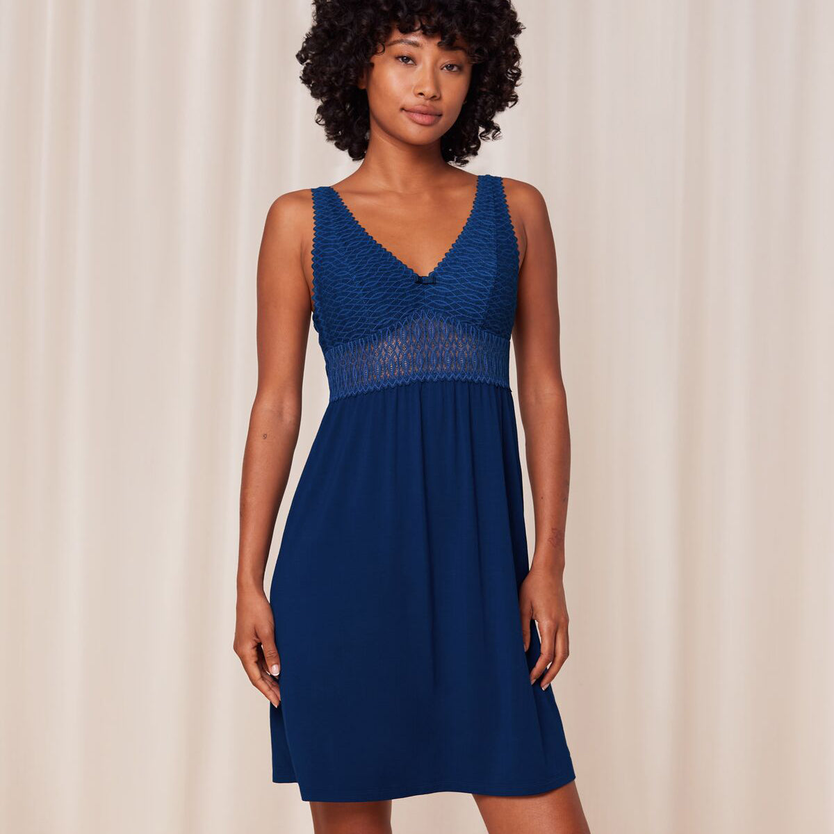 Triumph Aura Spotlight nachtjapon, blauw