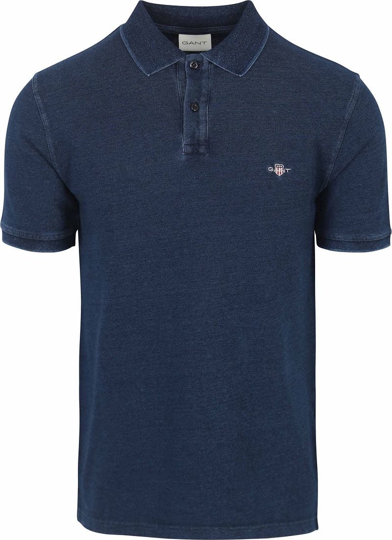 Gant Poloshirt Pique Indigo Melange