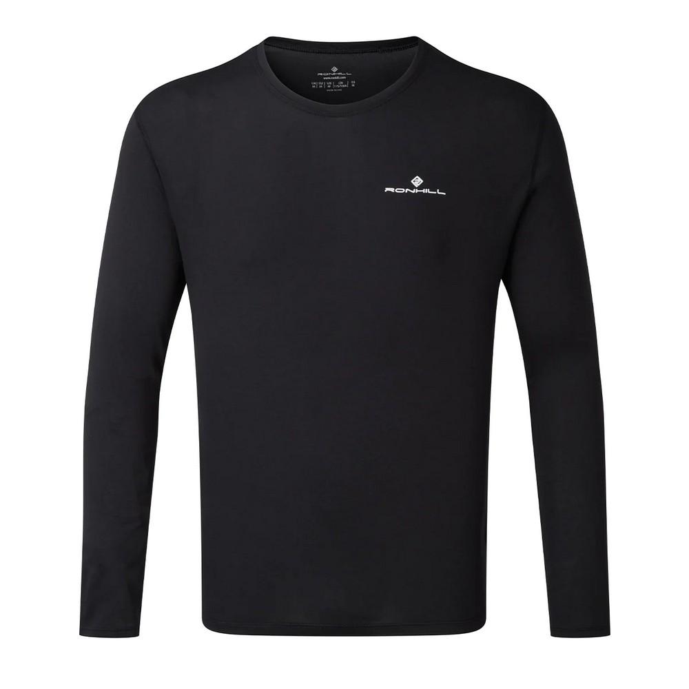 Ronhill Heren Core T-shirt met lange mouwen M zwart