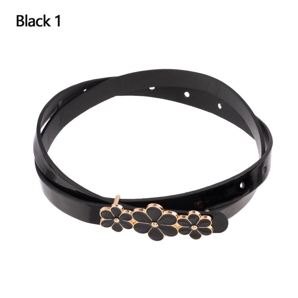 SundayVigo New Sweet High waist Lady Belt Korean Style PU Waist Belt black-1