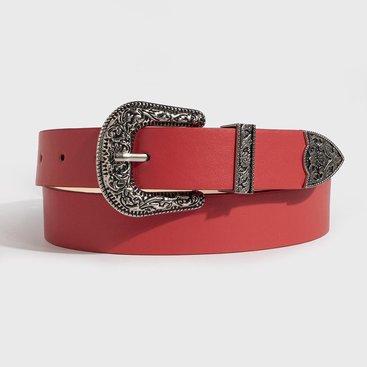 CrossCart Trendy Retro Western PU-riem voor dames