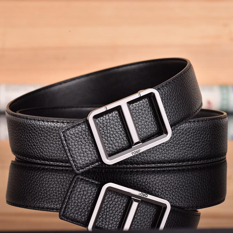 VantaGoods Unisex Lychee Patroon Trendy Kunstleren Riem 110cm