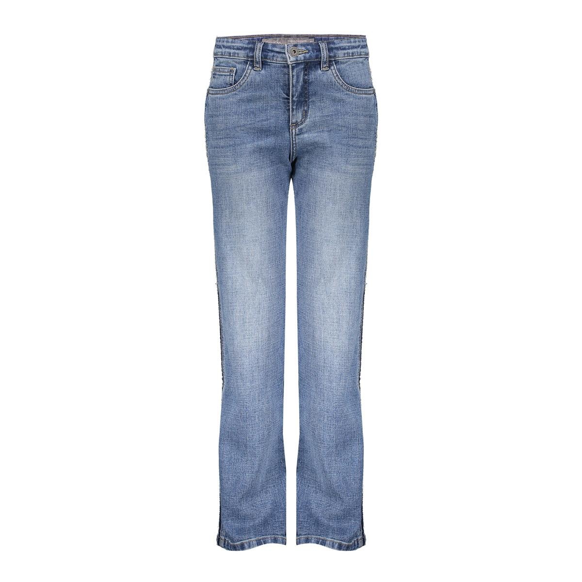 Geisha winter jeans meisjes - blauw - piping