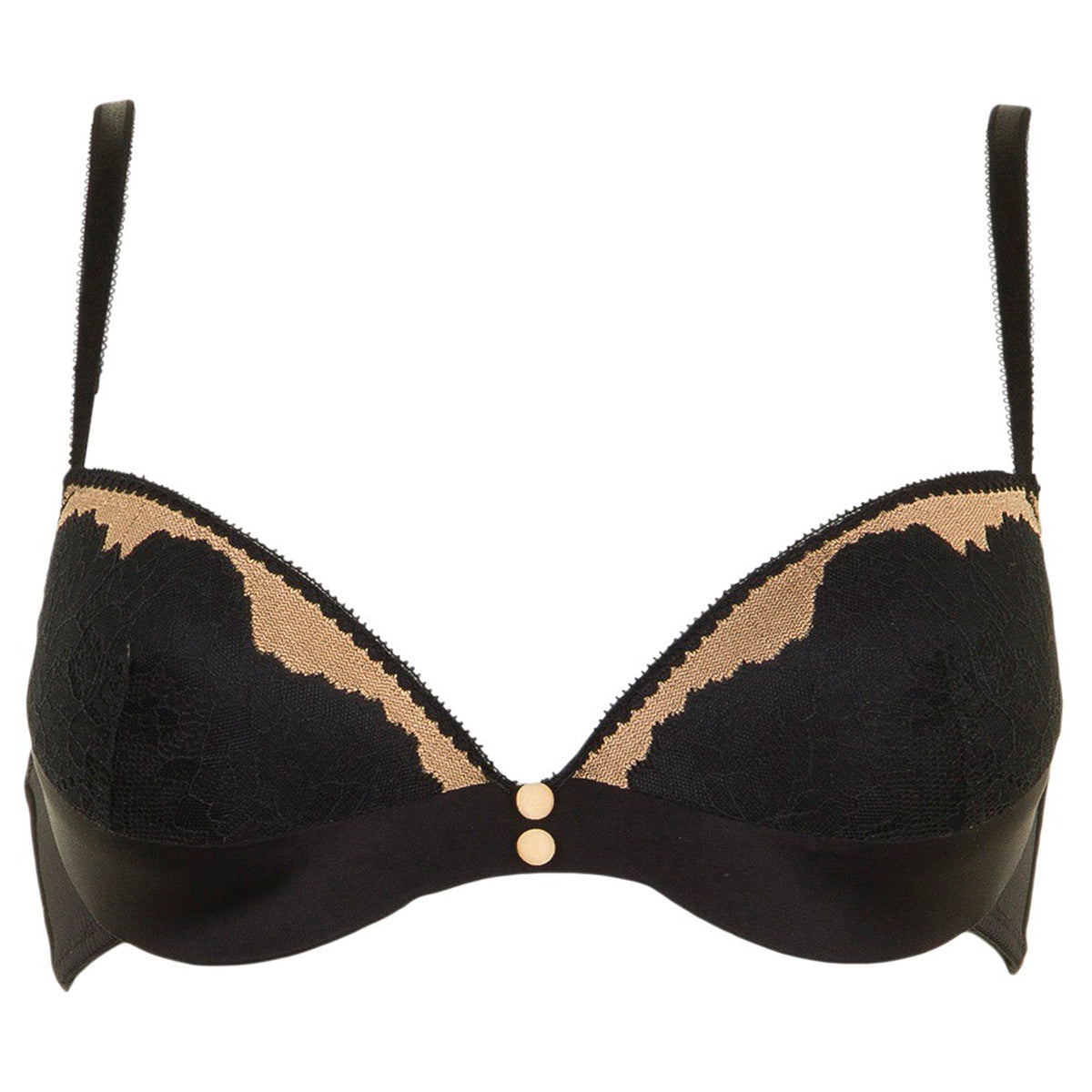 Missya Gold BH met beugel, zwart
