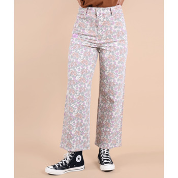 Oxbow Broek  Bedrukte twill broek SANDLILY