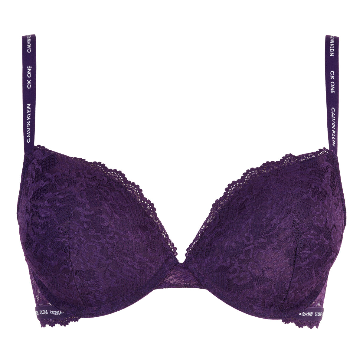 Calvin klein Plunge push-up BH, paars
