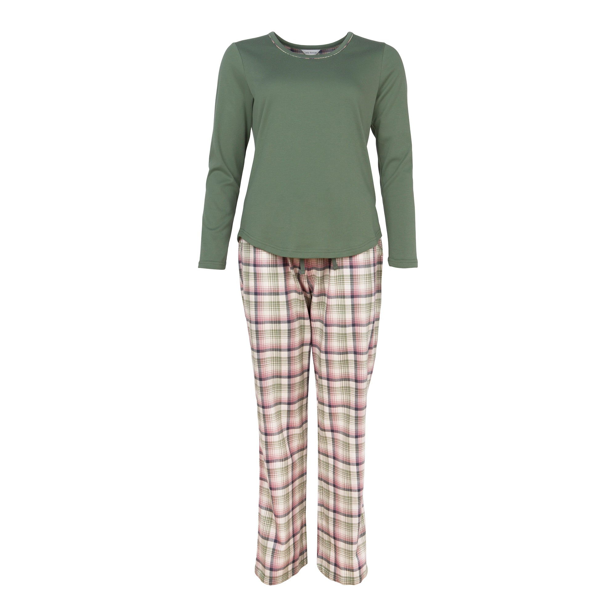 Lady Avenue COTTON FLANNEL pyjama's 83-1086 352
