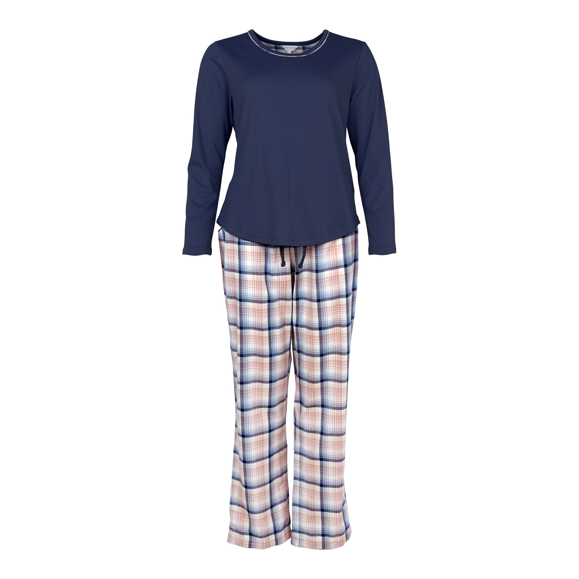 Lady Avenue COTTON FLANNEL pyjama's 83-1086 355