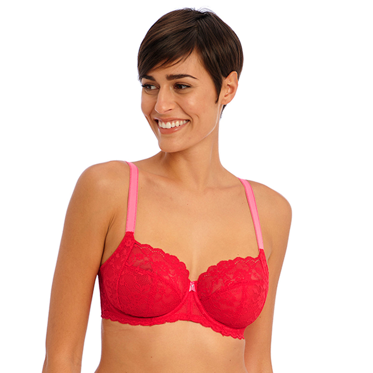 Freya Offbeat BH met beugel, rood