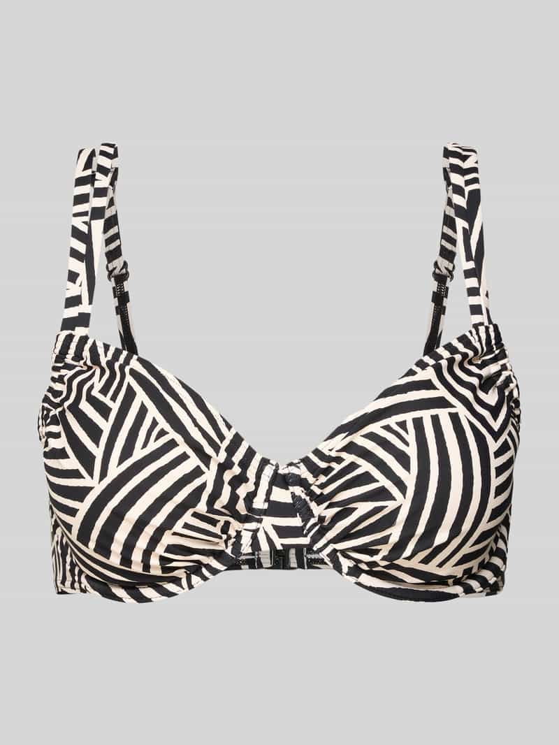 Lascana Bikinitop met beugels Cleo met geometrische print
