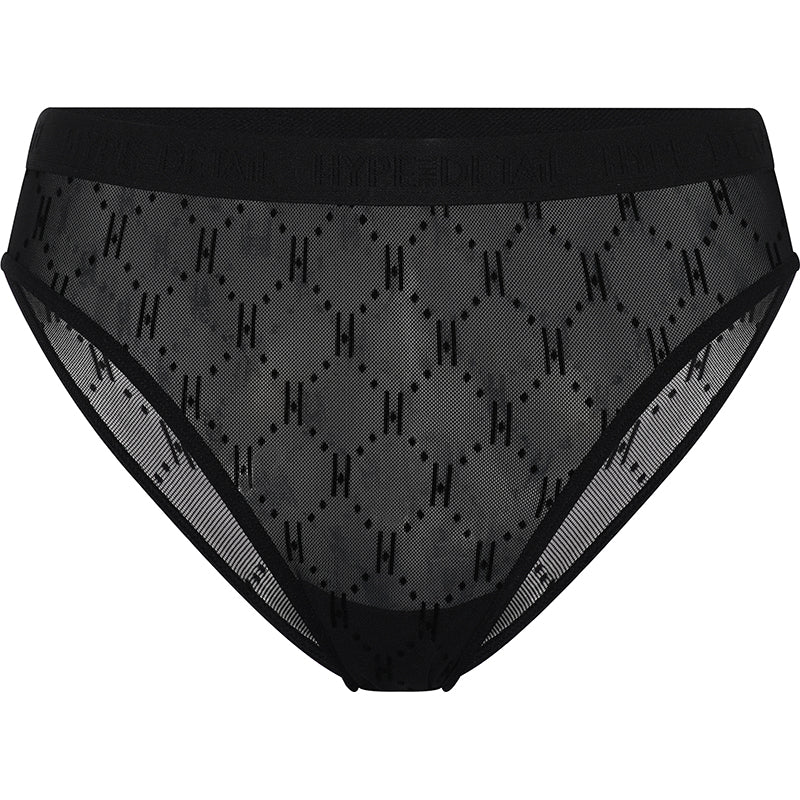 Hype The Detail Mesh tai slip, zwart