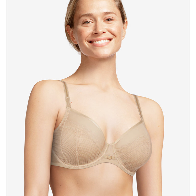 Chantelle Parisian Allure BH met beugel, beige