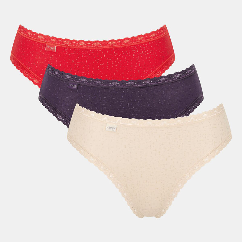 Sloggi 24/7 Weekend 3-Pack tai slip, multicolour