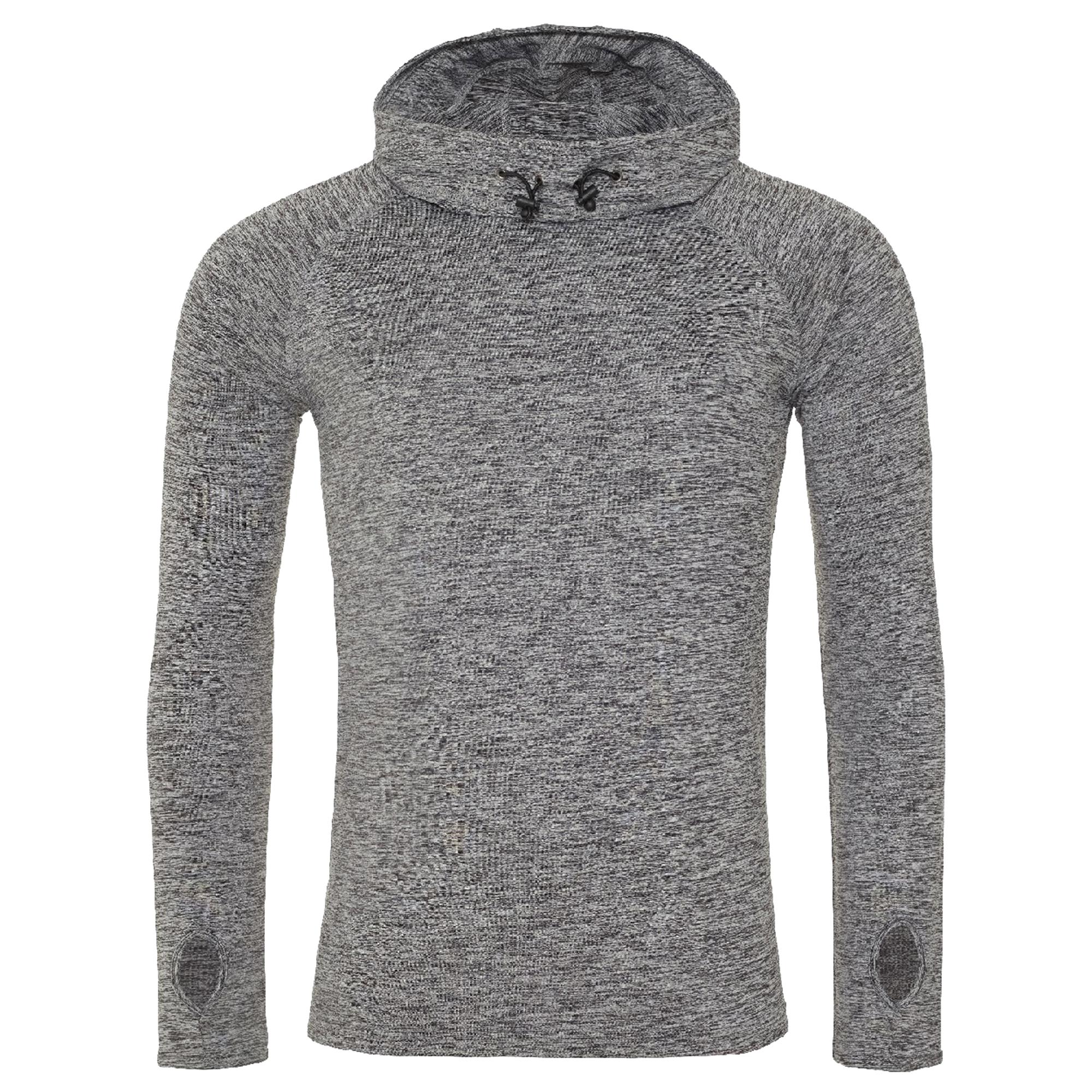 Awdis Just Cool basislaagtop voor heren met col en lange mouwen (pak van 2) 2XL