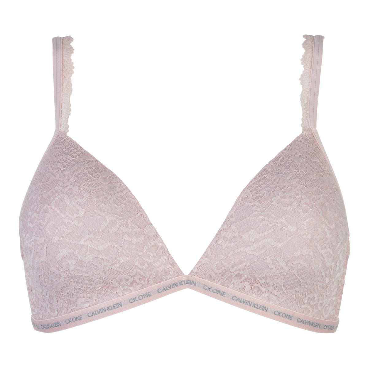Calvin klein Light Lined Triangle BH zonder beugel, roze