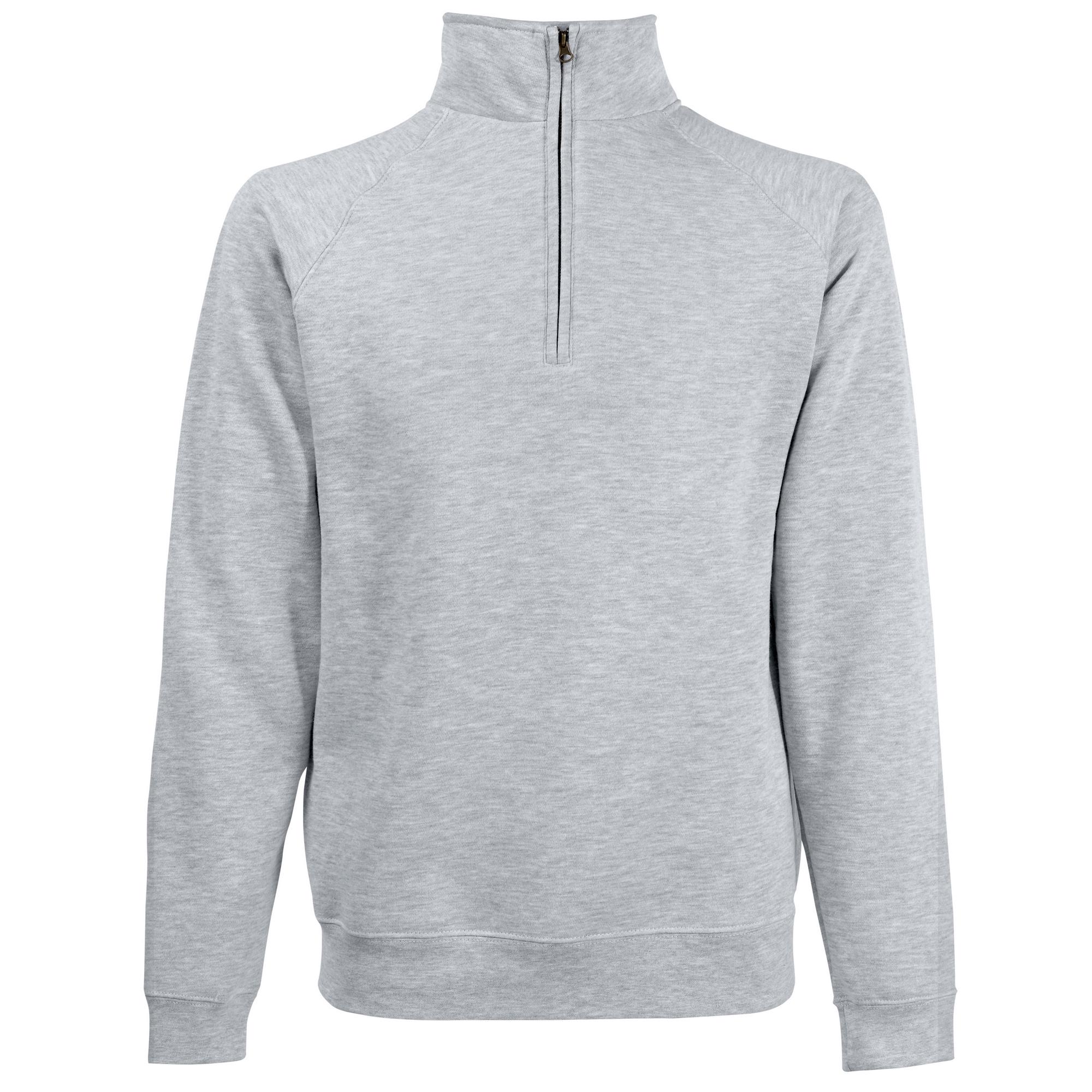 Fruit Of The Loom herensweater met ritshals S