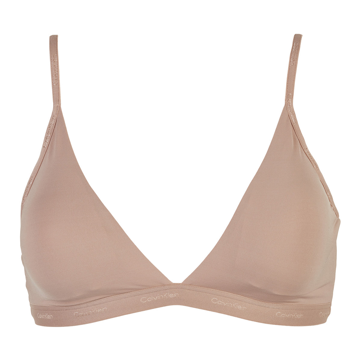 Calvin klein Lingeri Light Lined Triangle BH zonder beugel, beige