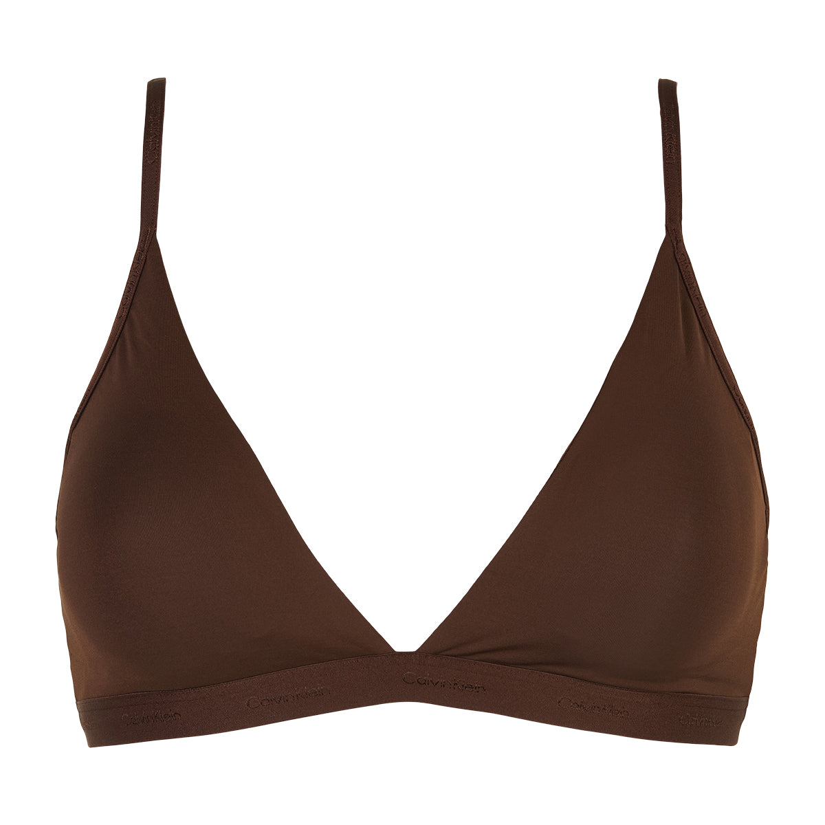 Calvin klein Lingeri Light Lined Triangle BH zonder beugel, bruin