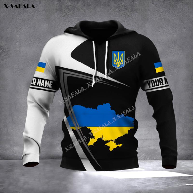 TIP723 OEKRAÏNE KAART VLAG Half Finland 3D Print heren Hoodie Trui Mannen Sweatshirt Met Capuchon Jersey Trainingspakken Uitloper Lente Herfst Jas M