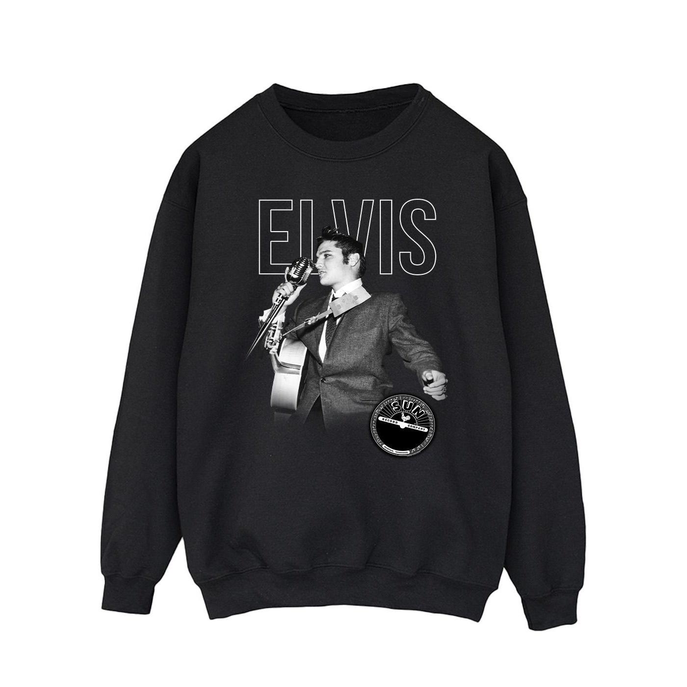 Elvis Heren logo portret sweatshirt M