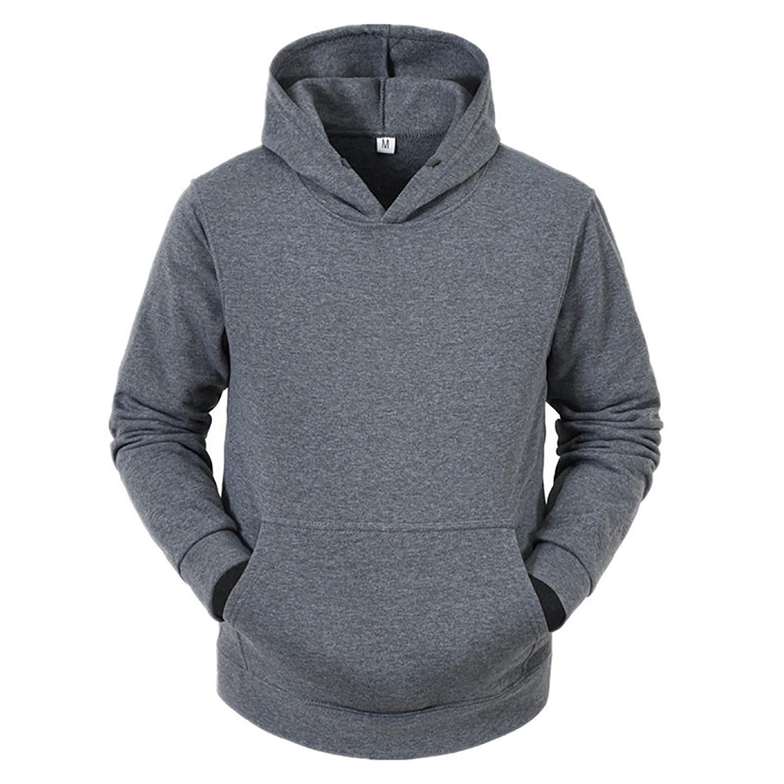 Xingben Two Herfst- en winterherensweater met capuchon Herensweater met lange mouwen L