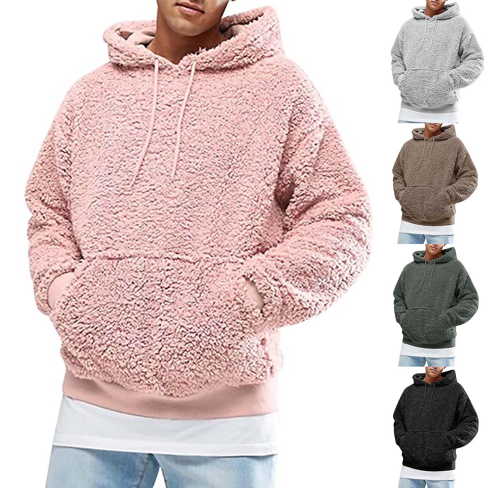 Ren Bag Casual herenhoodie met lange mouwen, sweatshirt, pluche jack en trui L