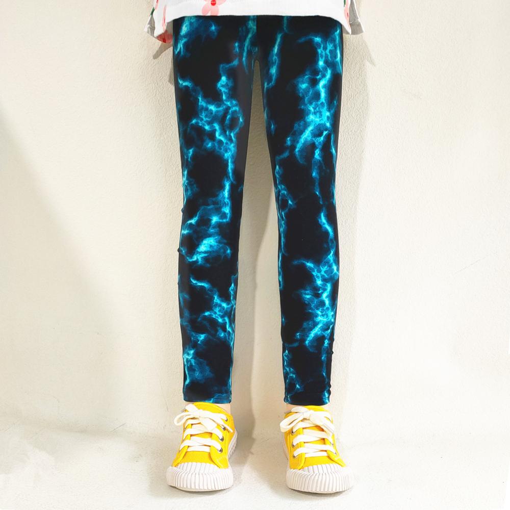QEENRAAN Kinderbroeken Mooie leggings voor babymeisjes Kinderbroeken met bloemenprint en elastische lange broek 130