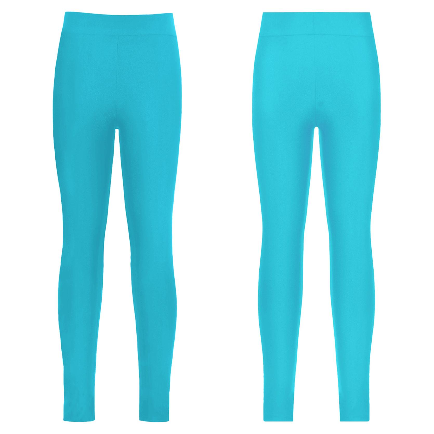 IEFiEL Stijlvolle schaatskleding voor kinderen, elastische tailleband, elastische dans, lange broek, legging 11-12 Years meer blauwe kleur
