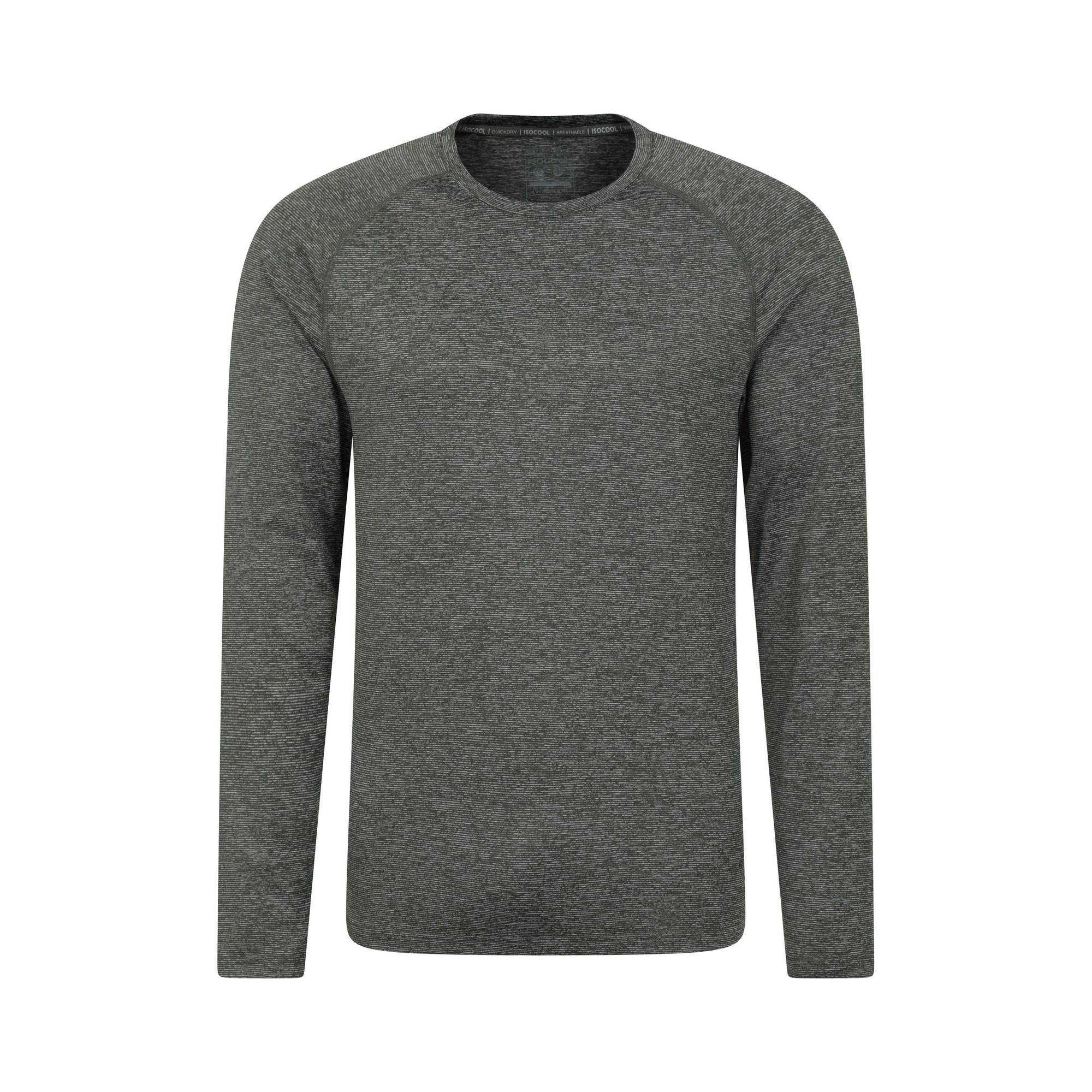 Pertemba FR - Apparel Mountain Warehouse Heren gestreepte IsoCool-basislaagtop XXS groen
