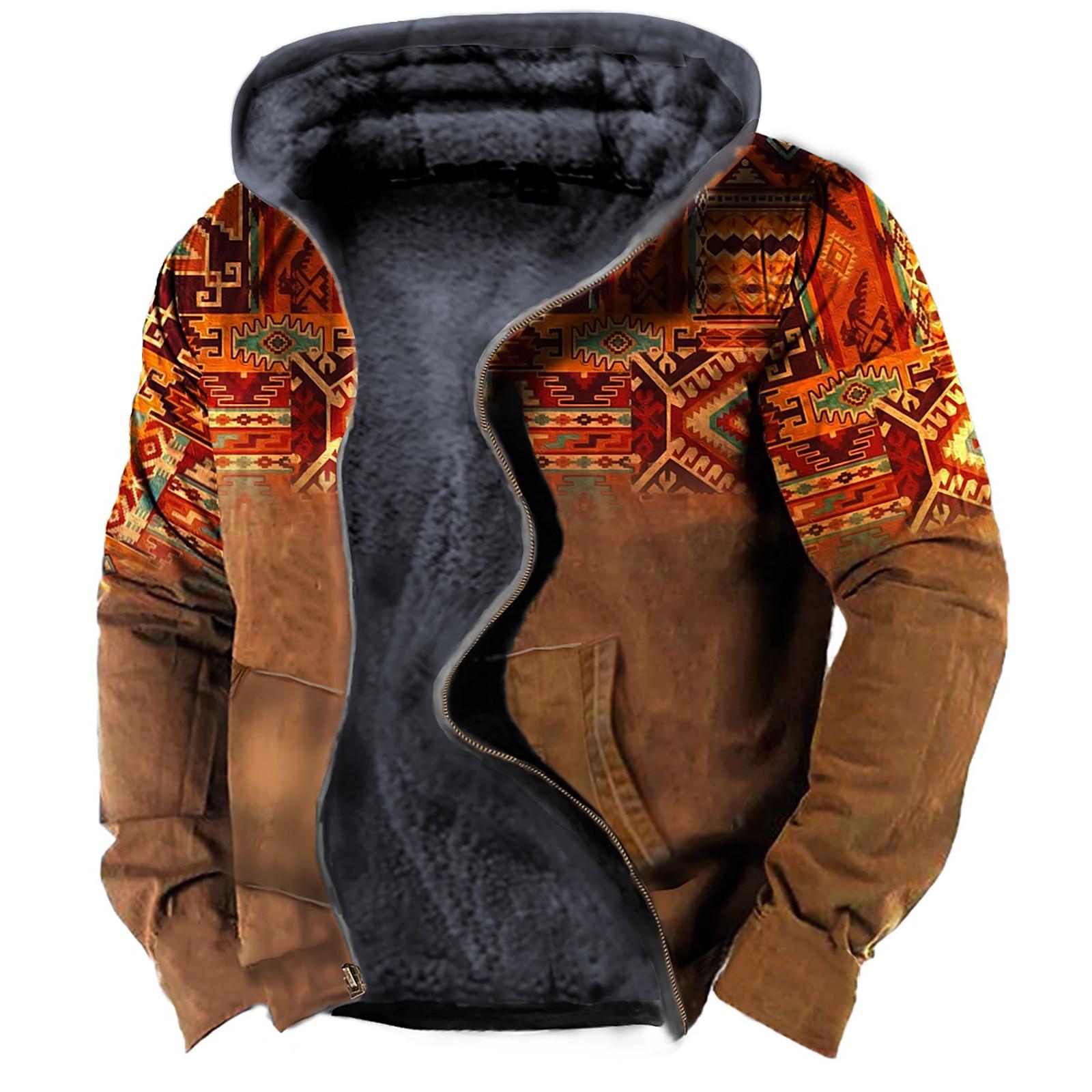 Ren Bag Casual camouflagesportsweatshirt voor heren, jas met lange mouwen en rits en capuchon XL rood