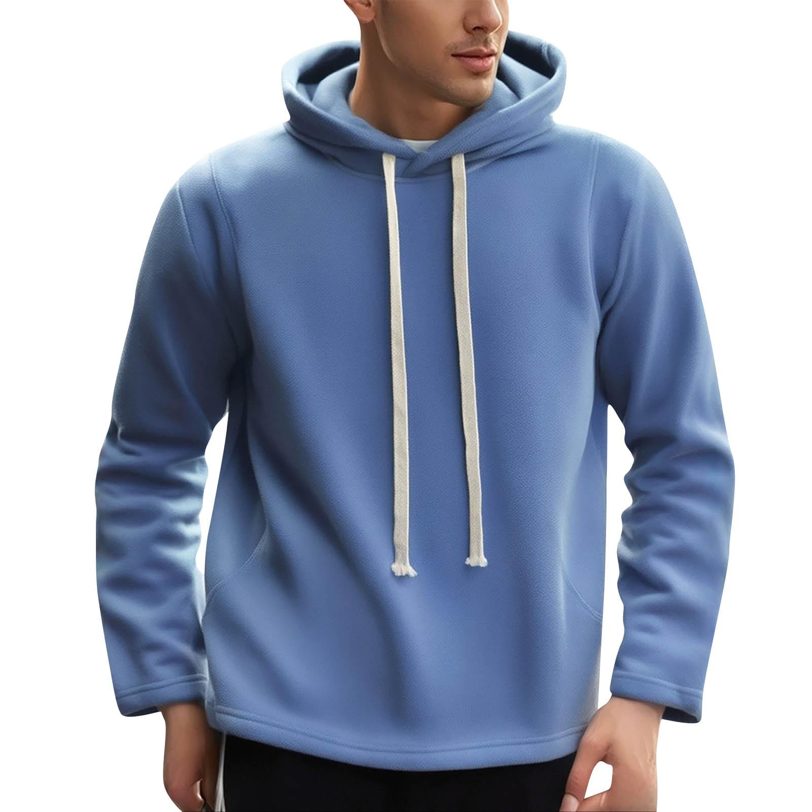 Sinking fish Modieus, casual fleecejack voor heren met opstaande kraag, warm bergbeklimmend jack, fleecejack XL hemelsblauwe kleur