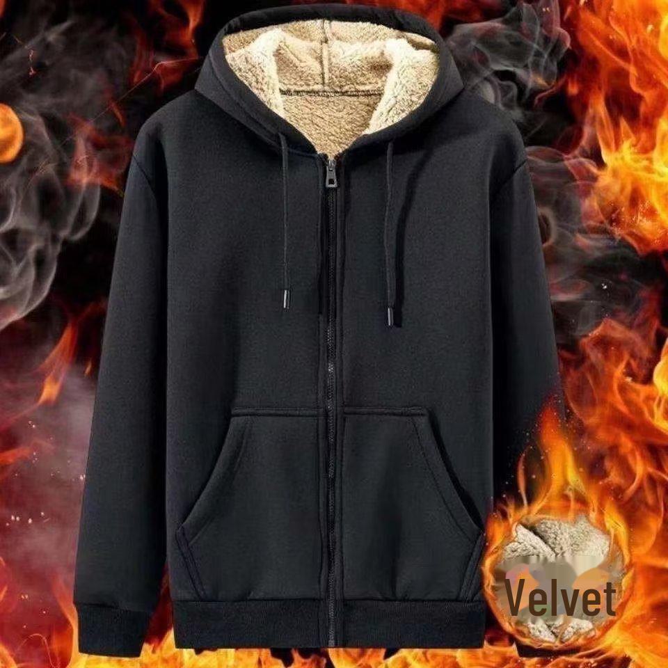 VantaGoods Grote capuchontrui voor heren voor lente, herfst en winter - fleecevoering voor middelbare leeftijd en ouderen 5XL