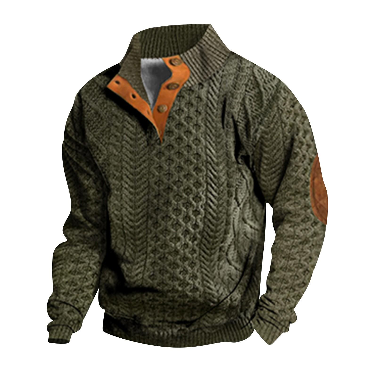 Wahaha123 Lente en heren staande kraag sweatshirt is outdoor casual truien tops XL