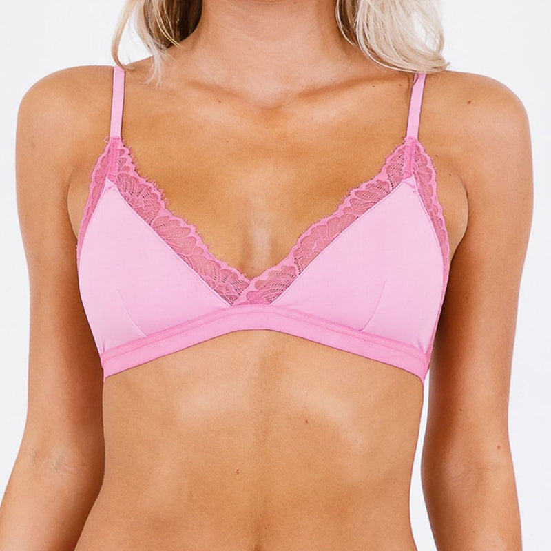 Neo Noir Skin citrus BH zonder beugel, roze