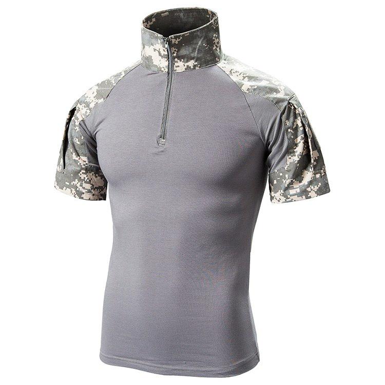 ReFire Gear Heren Camouflage Korte Mouw Combat Militair T-shirt Zomer Duurzame Katoenen Multicam Camo Tactische Shirts XXL