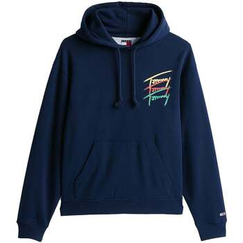 Tommy Jeans Sweater  3 Colour Signature Logo Hoodie Dark Night Navy