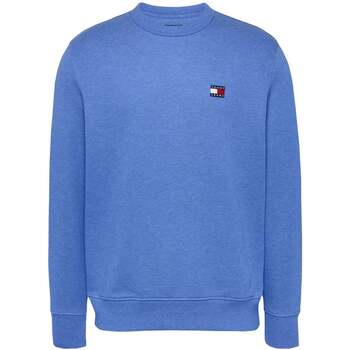 Tommy Jeans Sweater  Reg Logo Badge Sweatshirt Tempo Blue Melange