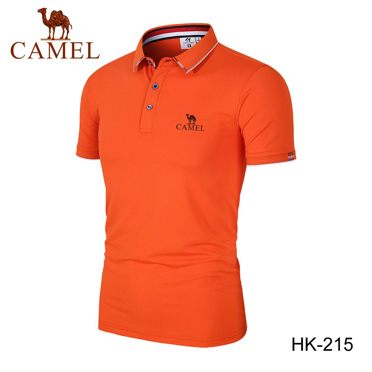 Camel 2024 Lente/zomer nieuw geborduurde polokraag, zweetafvoerend en sneldrogend poloshirt 4XL