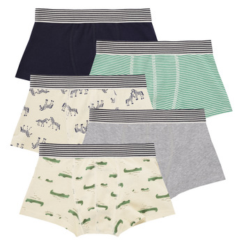 Petit Bateau Boxers  LOT BOXER X5