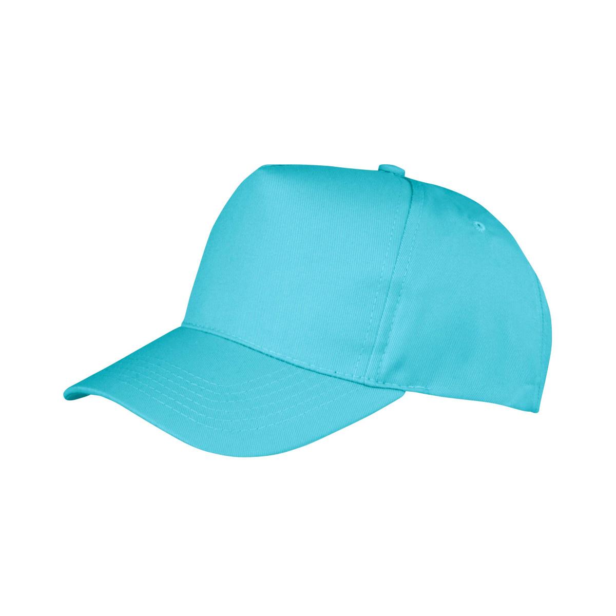 Result Unisex Core Boston 5 Panel Printers-baseballpet (pak van 2) One Size kleur van de zeegolf