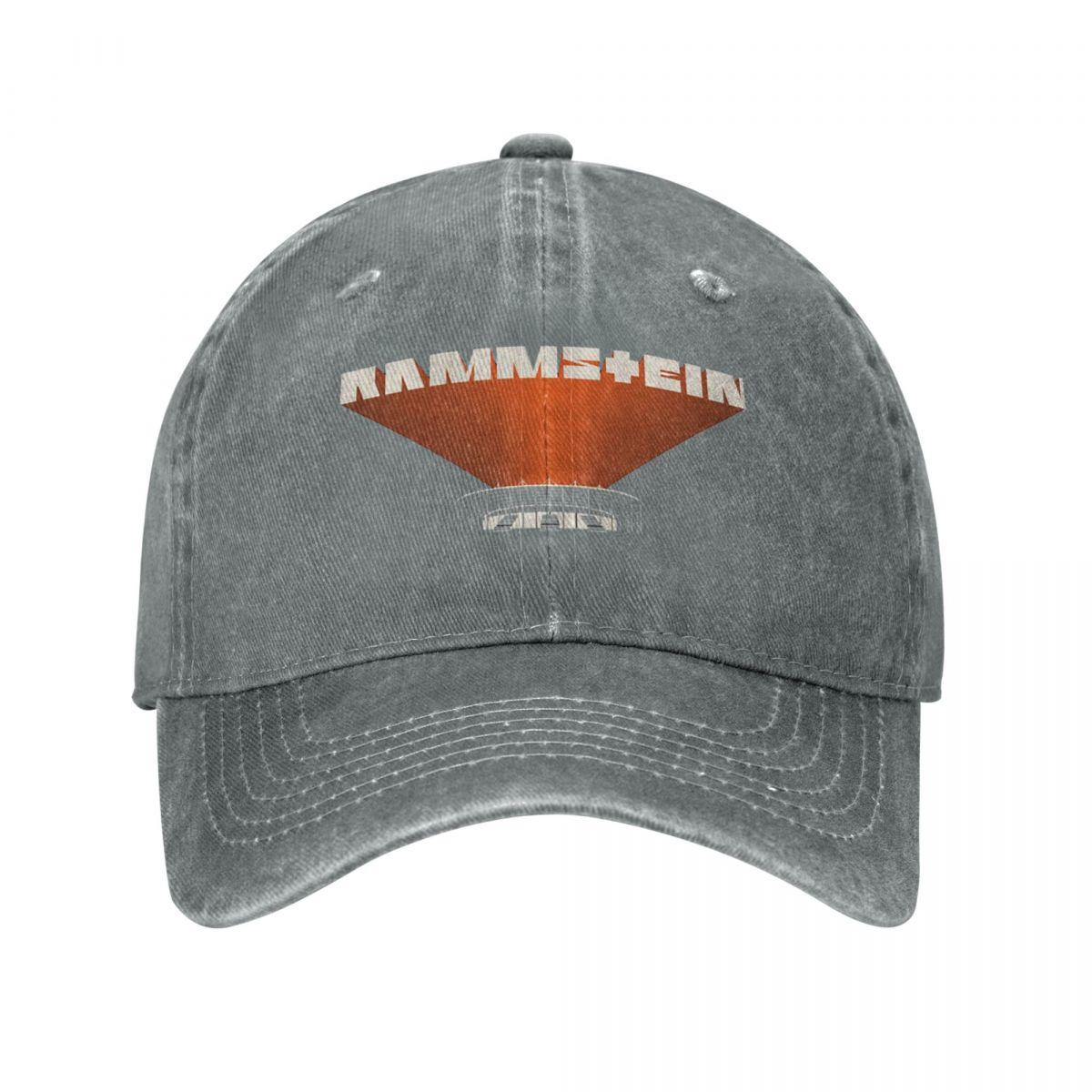 91421224MABN1UXM5T Ramstein Reaper Metal Baseball Cap Retro Distressed Denim Gewassen Snapback Hoed Mannen Vrouwen Outdoor Activiteiten Hoeden Cap One Size