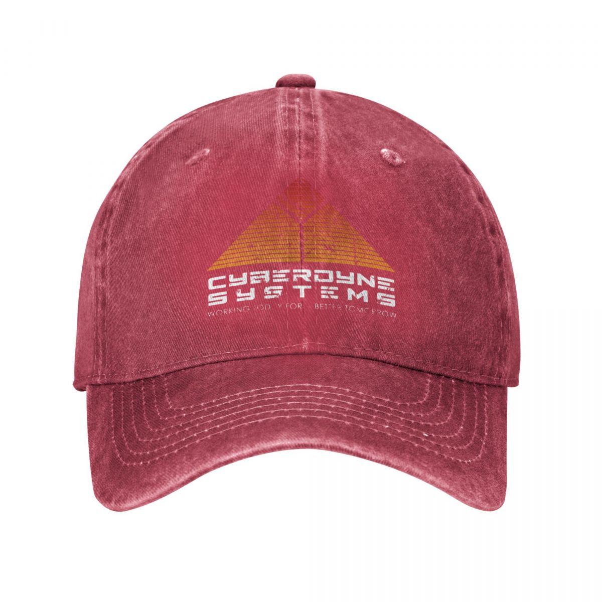91421224MABN1UXM5T Cyberdyne Systems Skynet Logo Baseball Cap Distressed Denim Washed Terminator John Research Connor Cap Outdoor Workouts Caps Hoed One Size