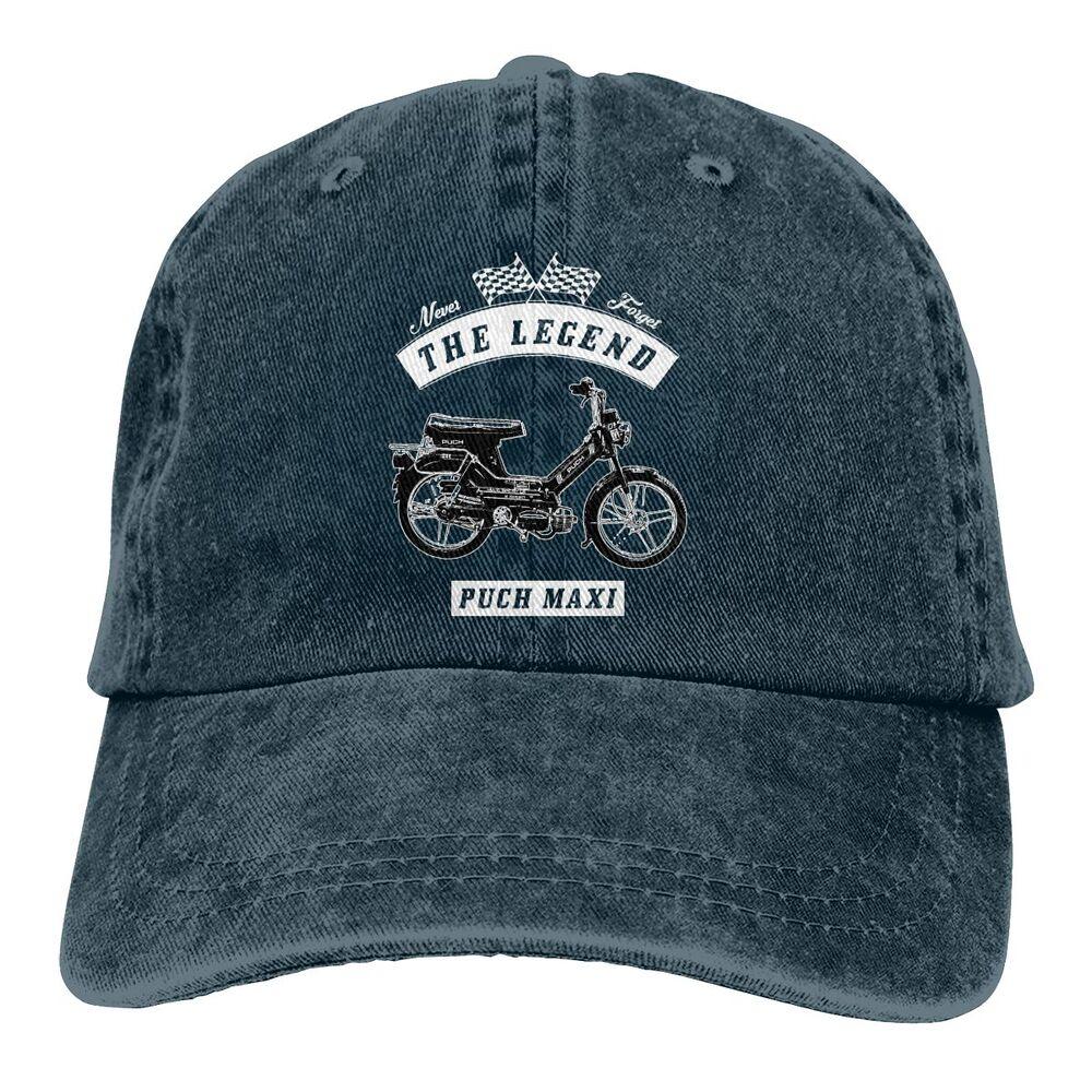 LorlaHome Puch Maxi Classic Cars Gewassen Denim Baseball Cap Trucker Hats Nieuwe Harajuku Adjustable