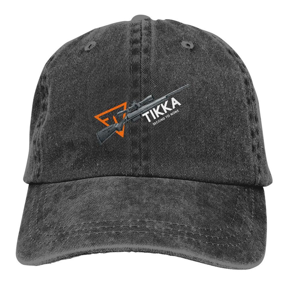 LorlaHome Tikka T3 Tac Bolt Action Sniper Rifle Vuurwapens Gewassen Denim Baseball Cap Trucker Hats Cadeau All-Match Adjustable