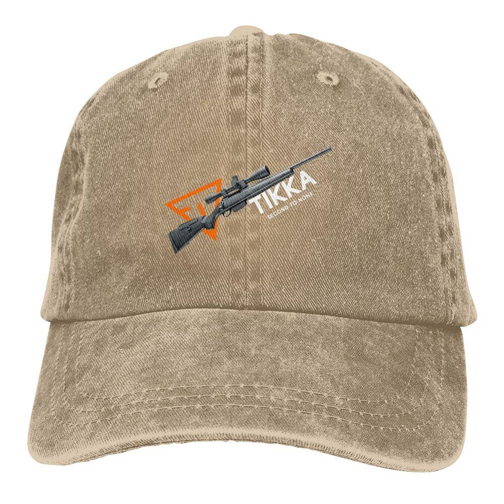 LorlaHome Tikka T3 Tac Bolt Action Sniper Rifle Vuurwapens Gewassen Denim Baseball Cap Trucker Hats Cadeau All-Match Adjustable